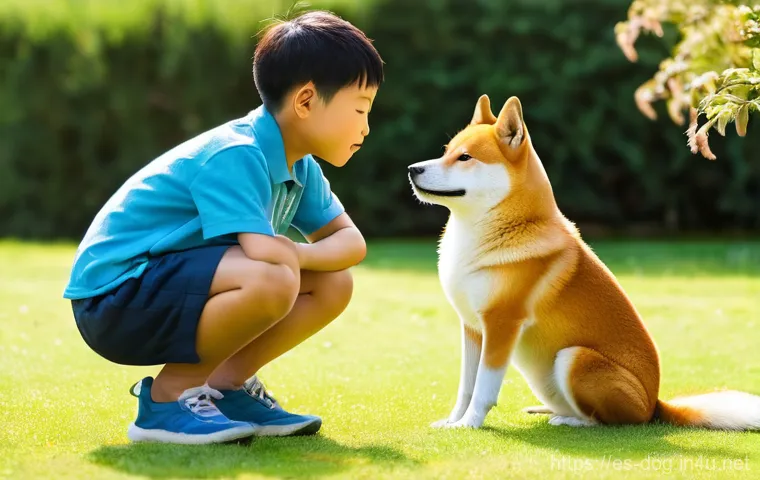 진돗개와 시바견의 차이 - **Prompt Title:** Playful Shiba Inu in a Japanese Autumn Garden
    **Image Prompt:** A vibrant red ...