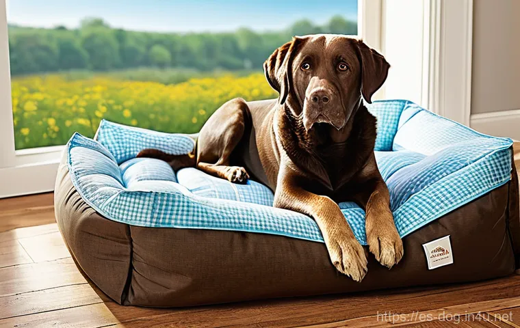 강아지 기저귀 사용법 - **Prompt 2: "Care and Cleanliness Routine"**
    A close-up shot focusing on the rear of a calm, sho...